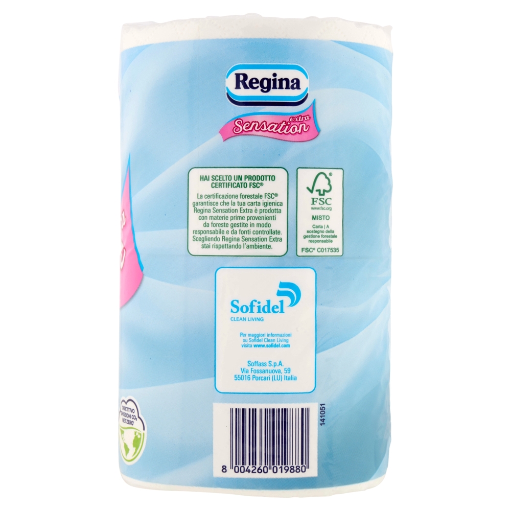 Regina Sensation extra carta igienica 4 rotoli